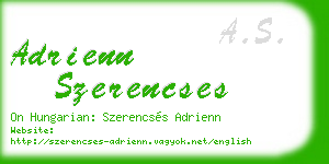 adrienn szerencses business card